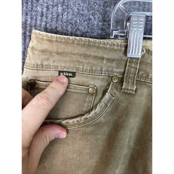 Kuhl Mens Ryder Pants Sz 40 Tan Rugged Work Wear Outdoor Hiking Camping Western - Picture 5 of 14